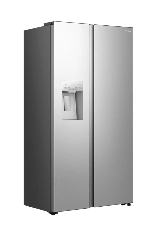 Hisense RS5P528STIE Kombinerad kyl/frys side-by-side Fristående 528 l Grå, Rostfritt stål
