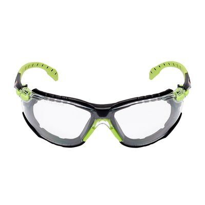3M S1CGC1 skyddsglasögon Plast Svart, Grön