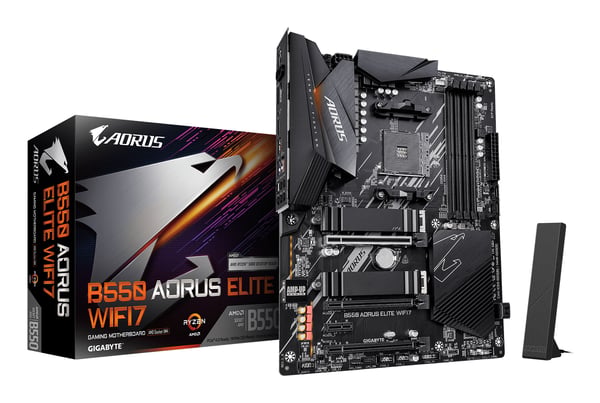 GIGABYTE B550 AORUS ELITE WIFI7 AMD B550 Kanta AM4 ATX