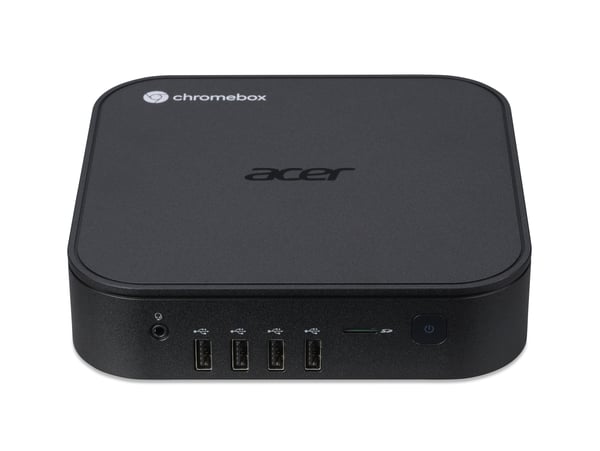 Acer Chromebox CXI6 Intel Core 5 120U 16 GB DDR4-SDRAM 256 GB SSD ChromeOS Mini PC Mini-PC Svart