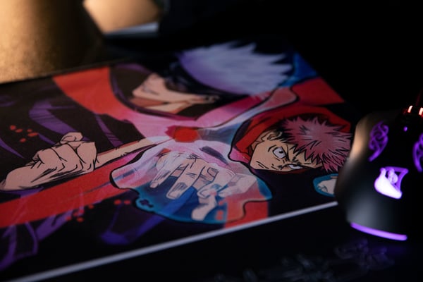 Konix KX JUJUSTU MOUSEPAD M DARK Spelmusmatta Multifärg