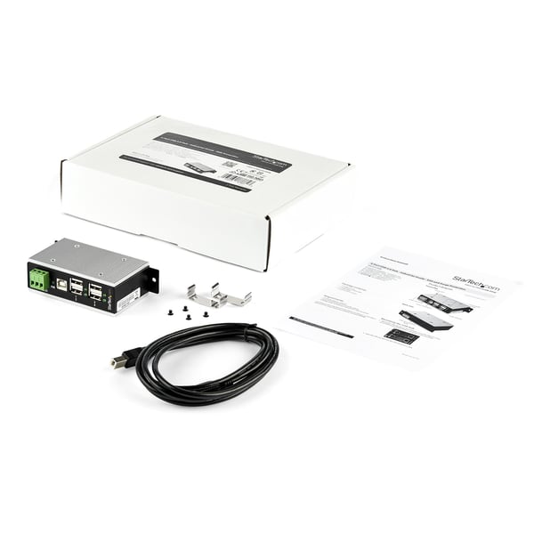 StarTech.com Industriell USB-hubb med 4 portar - USB 2.0 - 15 kV ESD-skydd
