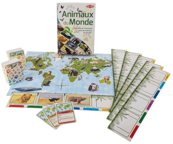 Tactic Animals of the World card game