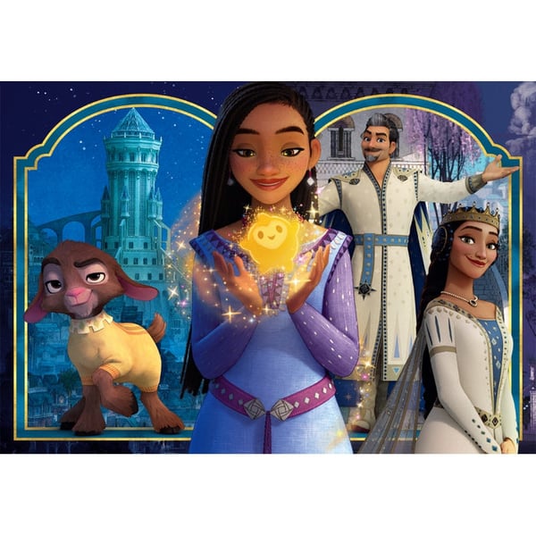 Clementoni Supercolor Disney Wish Puslespil 104 stk Tegnefilm