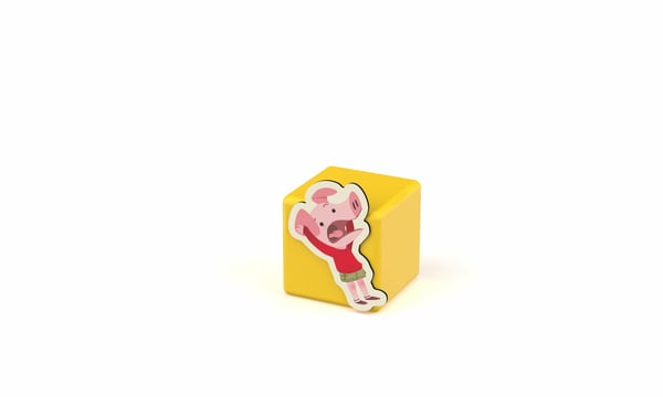 Geomag MagiCube Story Building Three Little Pigs Neodymmagnetleksak
