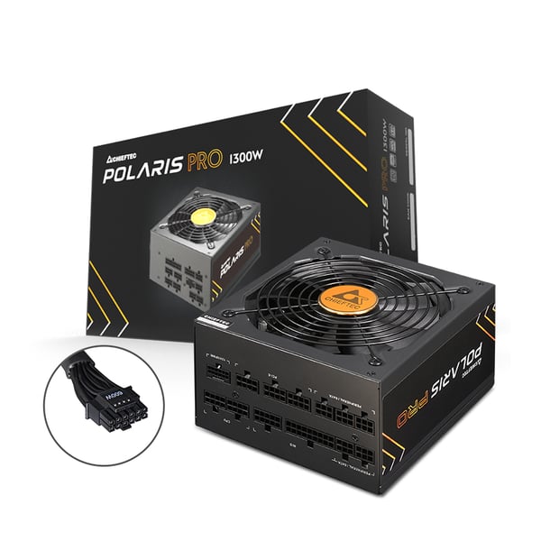 Chieftec Polaris PRO 1300W virtalähdeyksikkö 20+4 pin ATX ATX Musta