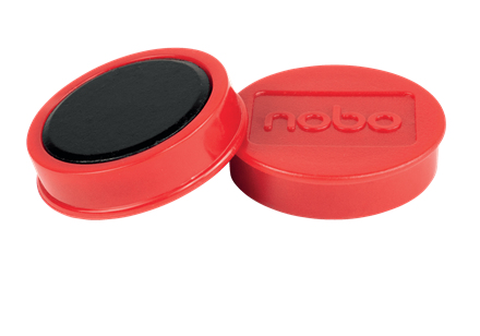 Nobo Magnetiska Whiteboardmagneter 10-Pack 38 mm Färgade Magneter