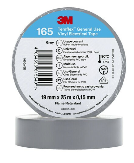 3M 165GY6E elektrisk tape 1 stk