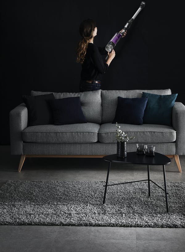 Rowenta RH2037 Skaftdammsugare, 2-i-1 Batteri Torr Utan påse 0,4 l 250 W Svart, Lila