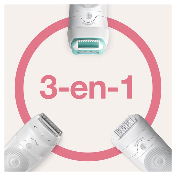 Braun Silk-épil 5 81770430 epilatorer 28 pincetter Vit