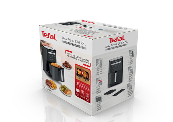 Tefal Easy Fry & Grill EY8018 6,5 L Enkeltstående 1830 W Varmluftsteger Sort