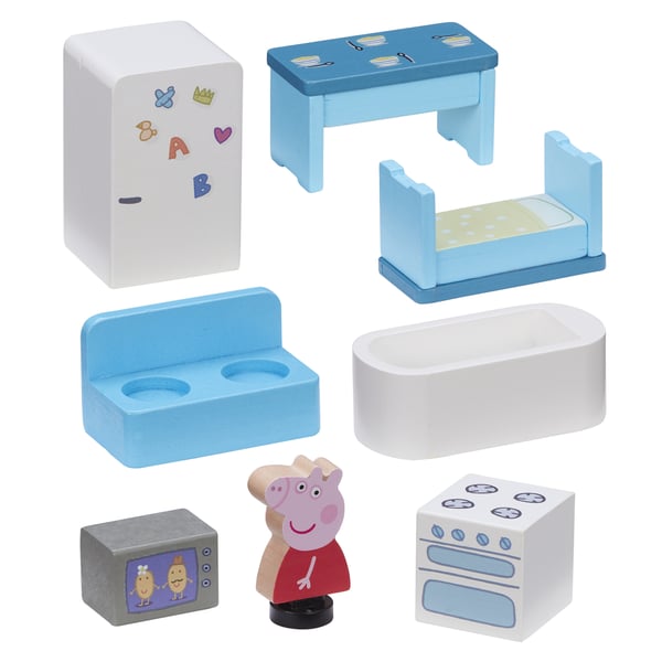 BOTI Peppa Pig - Wooden Family Home dukkehus