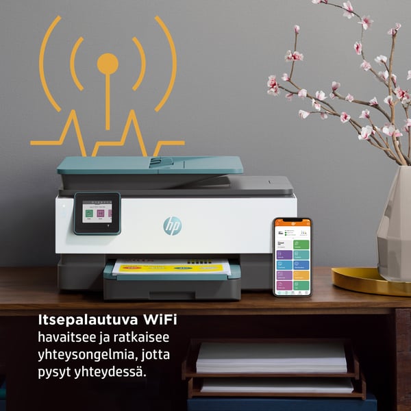 HP OfficeJet Pro 8025e Langaton All-in-One Väri Tulostin, Instant Ink; kaksipuolinen tulostus