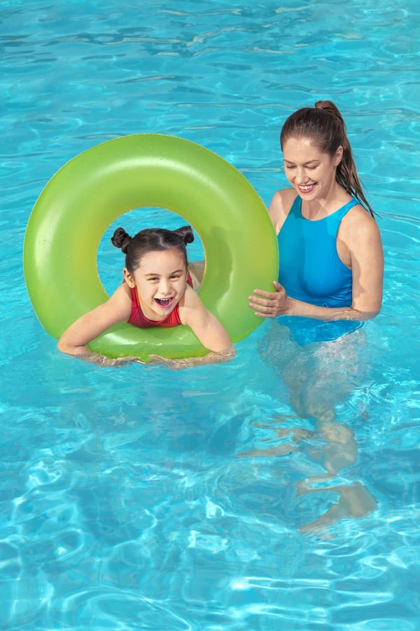 Bestway 36024 pool- och badmadrass Blå, Grön, Rosa Monokromatiskt Vinyl Badring