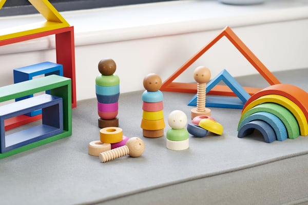 Tickit Rainbow Wooden Community People