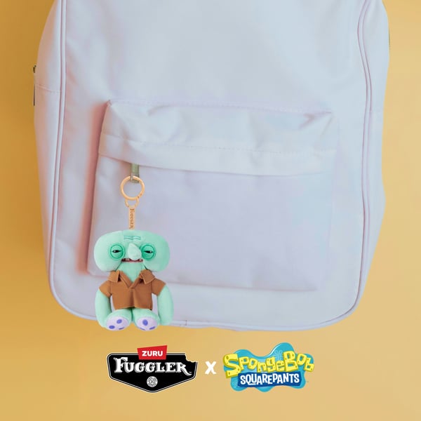 Hug-A-Lumps Fuggler SpongeBob 13 cm Licenseret Nøglering Sortiment