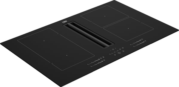 Beko HIXI 84700 UF Sort Indbygget 80 cm Zone induktionskogeplade 4 zone(s) Indbygget hætte