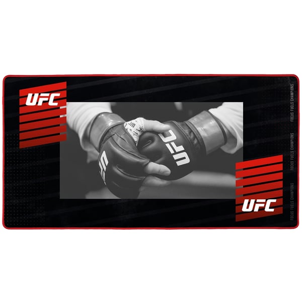 Konix UFC XXL Spelmusmatta Svart, Röd