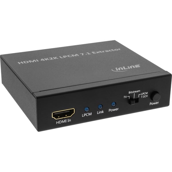 InLine 65007K videokabel adapter Sort