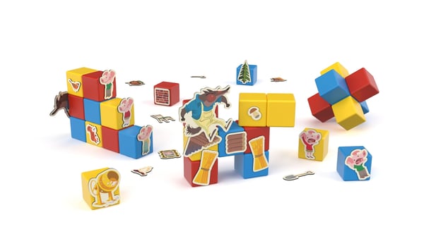 Geomag MagiCube Story Building Three Little Pigs Neodymmagnetleksak