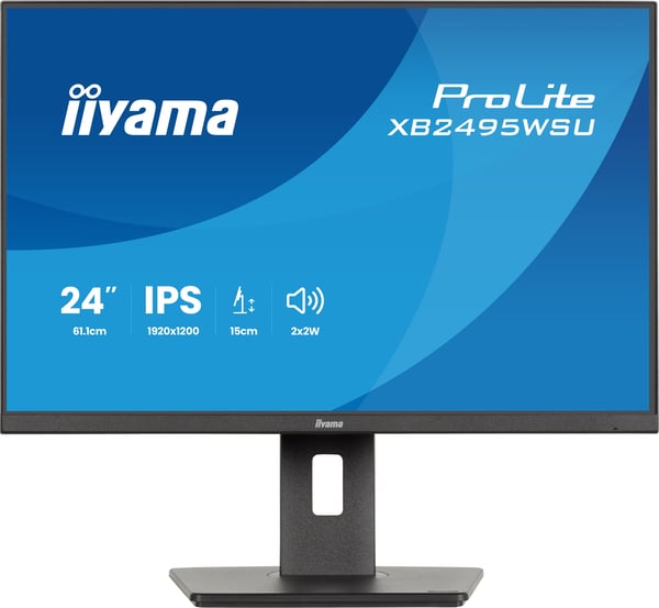iiyama ProLite XB2495WSU-B1 computerskærm 61,2 cm (24.1") 1920 x 1200 pixel WUXGA LCD Sort