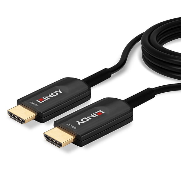 Lindy 38380 HDMI-kabel 10 m HDMI Typ A (standard) Svart