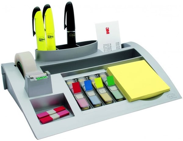 3M C50 skrivbordslådesorterare Silver