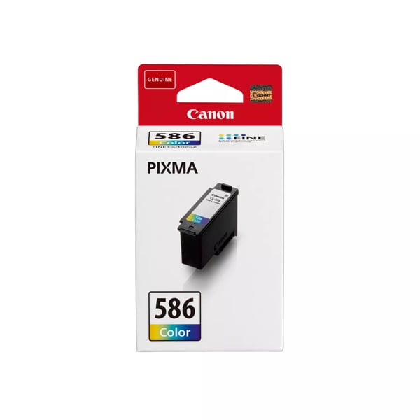 Canon CL-586 mustekasetti 1 kpl Alkuperäinen Perusvärintuotto