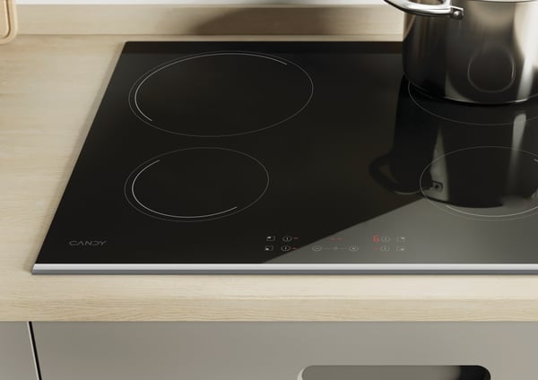Candy Timeless CH64XB Sort Indbygget 59 cm Keramisk 4 zone(s)