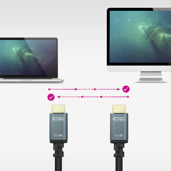 Nanocable 10.15.8000 HDMI-kabel 0,5 m HDMI Typ A (standard) Svart
