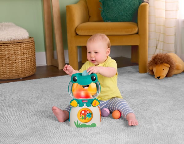 Fisher-Price Light-Up & Roll Frog