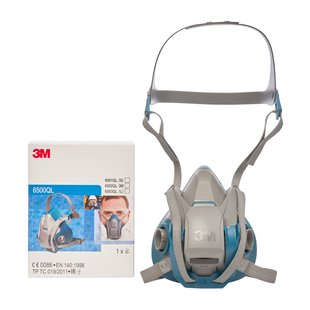 3M 70071668159 återanvändbart andningsskydd Halvmask, andningsskydd Luftrenande andningsmask