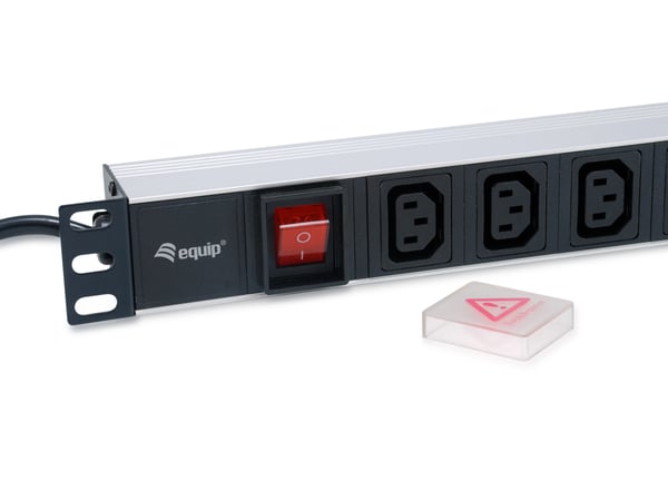 Equip 333310 tehonjakeluyksikkö 8 AC-pistorasia(a) 1U Musta