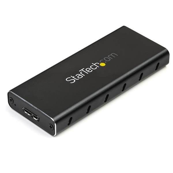 StarTech.com SM21BMU31C3 tallennusaseman kotelo SSD-kotelo Musta, Hopea M.2 StarTech.com SM21BMU31C3 tallennusaseman kotelo SSD-kotelo Musta, Hopea M.2