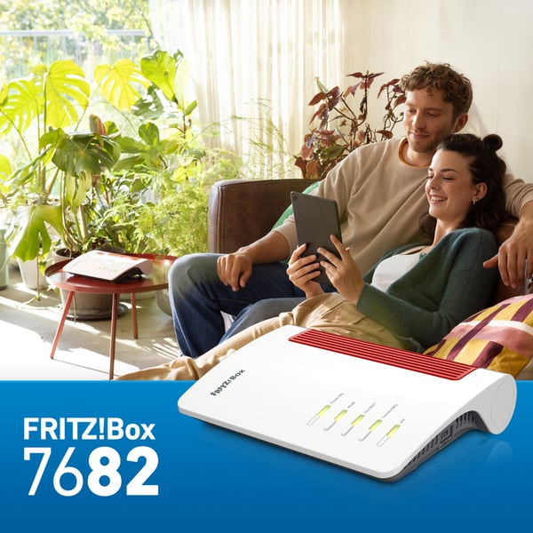 Box 7682 langaton reititin 2.5 Gigabit Ethernet Kaksitaajuus (2,4 GHz/5 GHz) Valkoinen