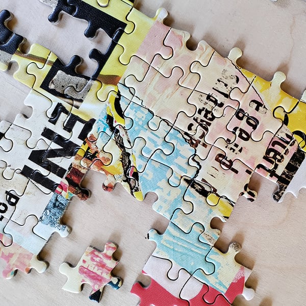Tactic Poster Collage 1000 pcs Puslespil 1000 stk Kunst