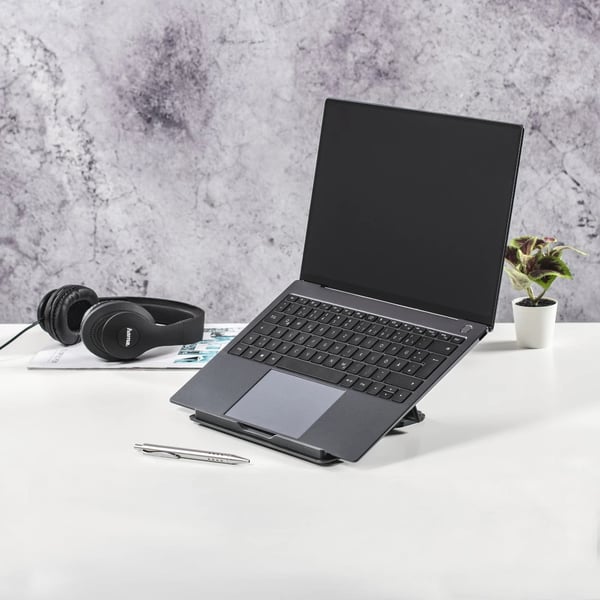 Hama Metal Ställ till bärbara datorer Grå 39,6 cm (15.6")