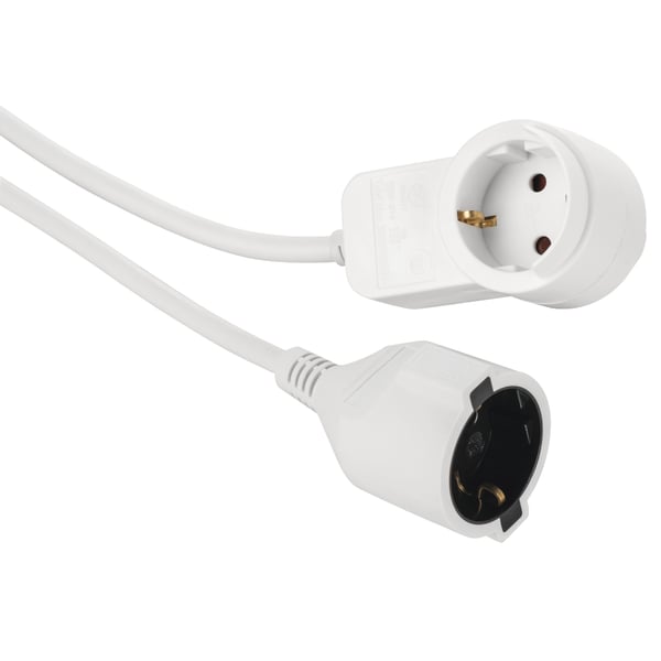 Hama Powerplug stikdåse 3 m 2 AC stikkontakt(er) Indendørs Hvid