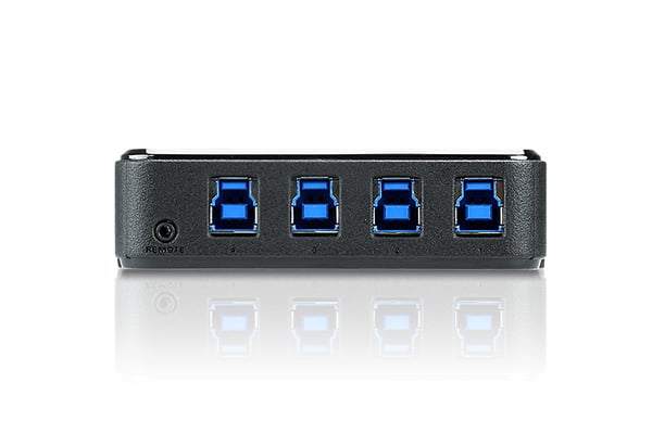 ATEN 4 x 4 USB 3.2 Gen1-switch för delning av kringutrustning