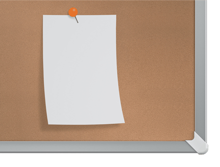 Nobo 1915418 whiteboard Kork
