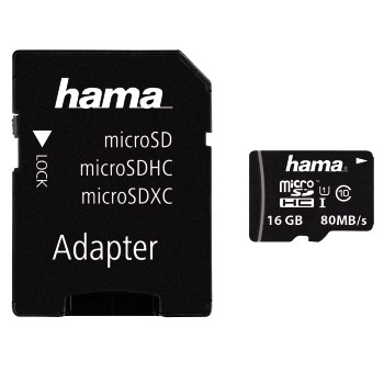 Hama microSDHC 16GB UHS-I Klass 10