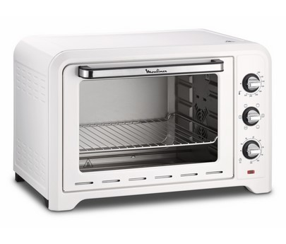 Moulinex OX484100 toaster ovn 39 L Sølv, Hvid Grill