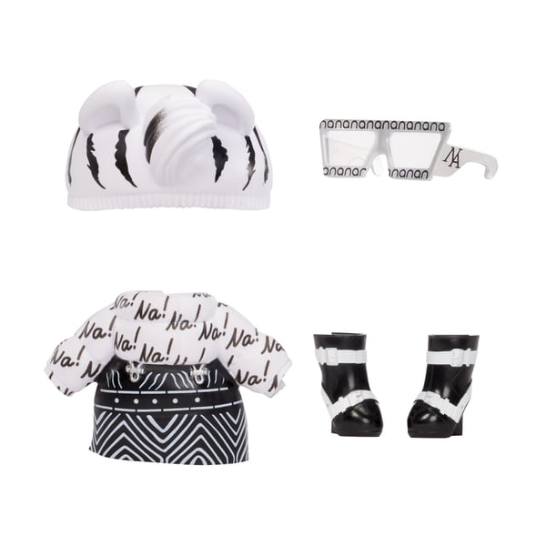 Na! Na! Na! Surprise Na! Na! Na! Fuzzy Surprise - Zebra Girl