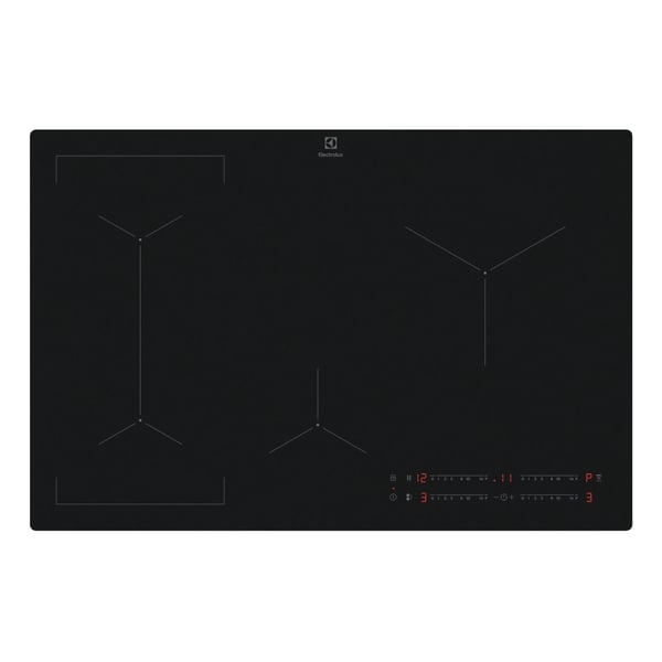 Electrolux EIV83443CT Svart Inbyggd 80 cm Induktionshäll med zon 4 zone(s)