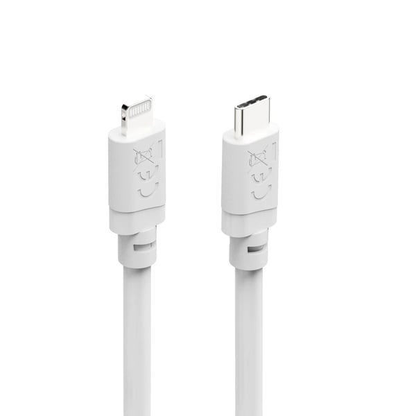 Hama 00125150 Lightning kabel 2 m Hvid