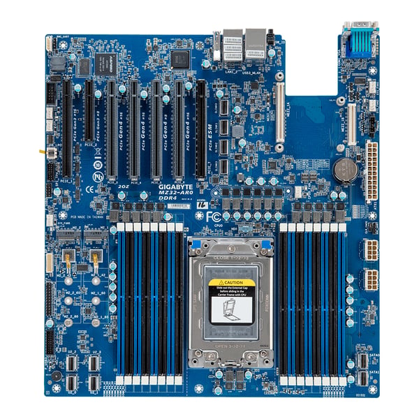 GIGABYTE MZ32-AR0 bundkort System på chip Socket SP3 Udvidet ATX