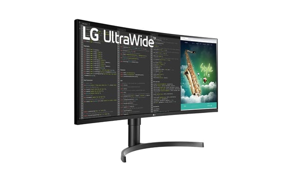 LG 35WN75CN-B computerskærm 88,9 cm (35") 3440 x 1440 pixel Quad HD LED Sort