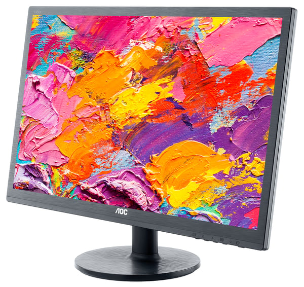 AOC E2260SWDA platta pc-skärmar 54,6 cm (21.5") 1920 x 1080 pixlar Full HD Svart