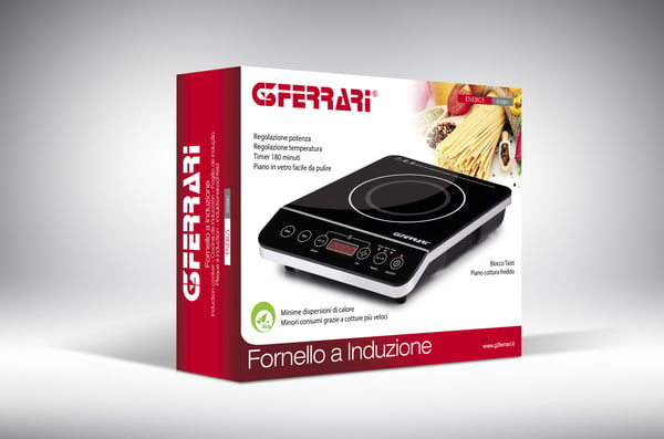 G3 Ferrari G10061 V2 Sort Bordplade Zone induktionskogeplade 1 zone(s)