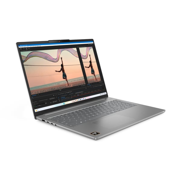 Lenovo IdeaPad Slim 5 16AKP10 Copilot+ PC AMD Ryzen AI 5 330 Laptop 40,6 cm (16") WUXGA 16 GB DDR5-SDRAM 1 TB SSD Wi-Fi 7 (802.11be) Windows 11 Home Tysk Grå